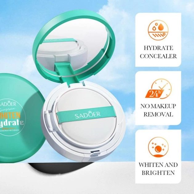 Пудра сонцезахисна SADOER SPF 60, 12 г - изображение 2