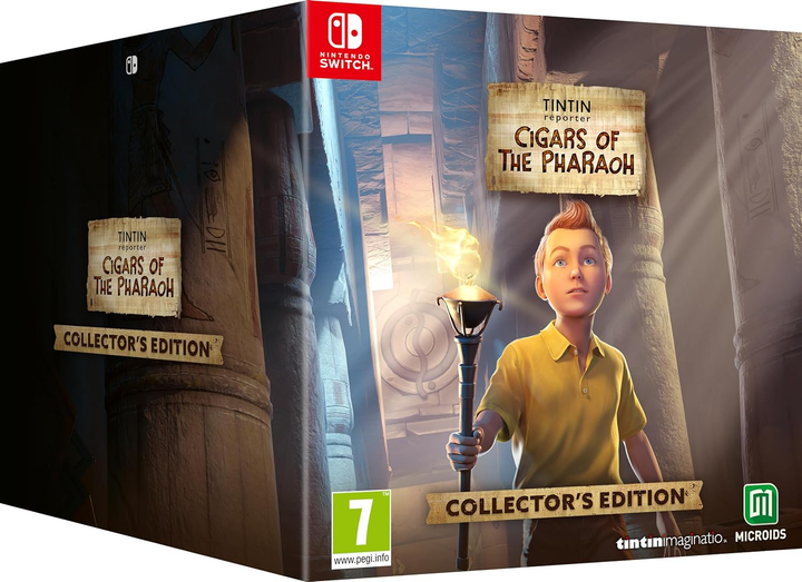 Гра Nintendo Switch Tintin Reporter – Cigars of the Pharaoh Collector's Edition (Картридж) (3701529506055) - зображення 1