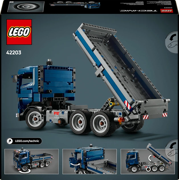 Конструктор LEGO Technic Самосвал 462 детали (42203) - изображение 7