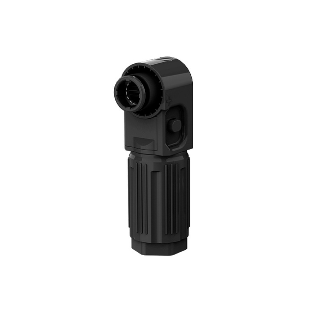 Силовой разъем для АКБ SRDB-200 (папа), угловой, 200А, 1500V, IP67, Black - изображение 1