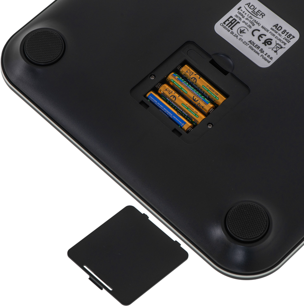 Inteligentna waga łazienkowa  Adler AD 8187 Black (5905575903822) - obraz 4