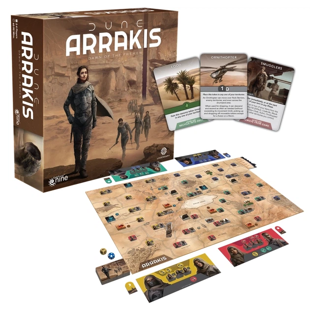 Настольная игра Gale Force 9 Dune - Arrakis Dawn of the Fremen (Дюна - Арракис Расцвет Фременей, Английский) (9781638840862) - Фото 2 Настольная игра Gale Force 9 Dune - Arrakis Dawn of the Fremen (Дюна - Арракис Расцвет Фременей, Английский) (9781638840862) - изображение 2