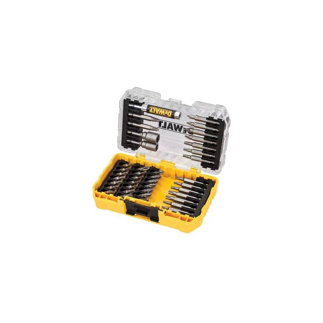 Набор бит DeWALT Phillips, Pozidriv, Torx, L= 25, 50 мм, головки 8, 10 мм, маг. держ., 40 шт, кейс (DT70705) - изображение 2