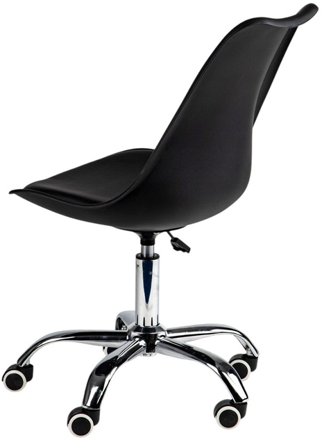 Офісне крісло ModernHome by Multistore чорне (PC-009 BLACK 1SZT) - зображення 3