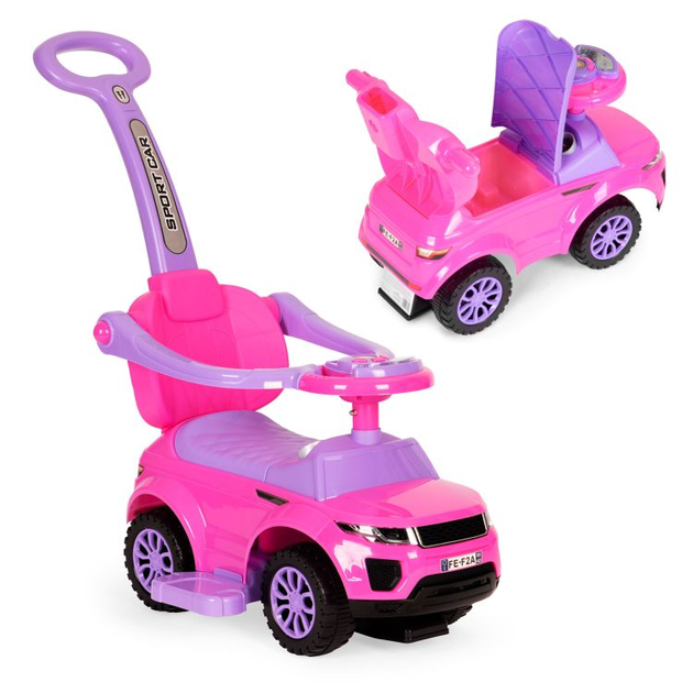 Jeździk Multistore 3 w 1 614W Różowy (5903769977369) - obraz 10