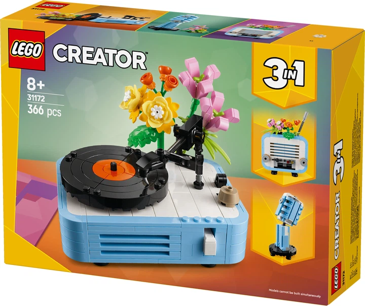 Конструктор LEGO Creator Проигрыватель с цветами 366 деталей (31172) - изображение 9