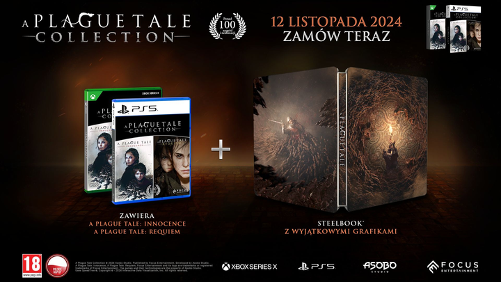 Gra PS5 A Plague Tale: Collection (Blu-ray płyta) (3512899968493) - obraz 2