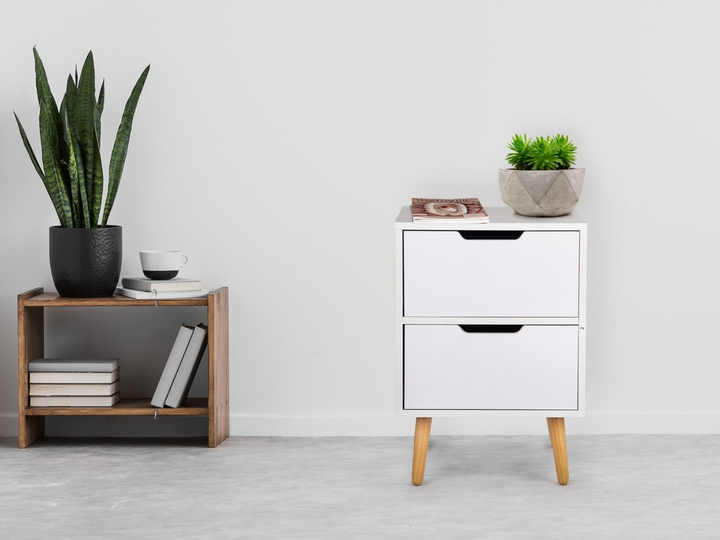 Приліжкова тумба ModernHome by Multistore 2 шухляди (5903089069720) - зображення 6