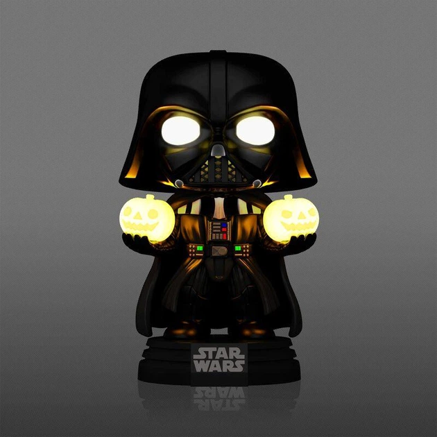 Star Wars Darth Vader フィギュア LEDライト付き Фигурка Funko Pop! Star Wars Darth Vader Halloween Light-Up Super