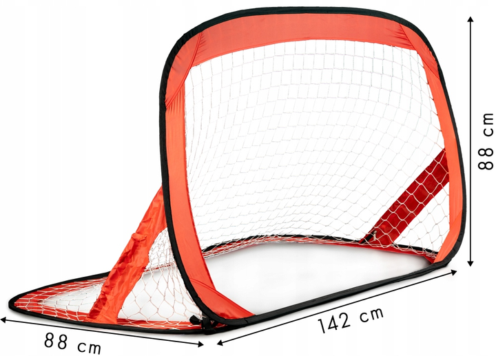 Zestaw dziecięcych bramek piłkarskich Iplay 142 cm (6958868881573) - obraz 7