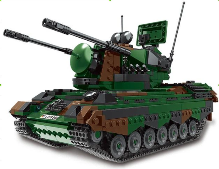 Конструктор детский танк Flakpz Gepard игровой.Военная зенитная установка на 1352 деталей 4967102 - Фото 6 Конструктор детский танк Flakpz Gepard игровой.Военная зенитная установка на 1352 деталей 4967102 - изображение 6
