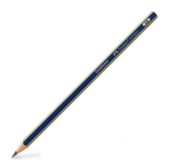 Олівець графітовий Faber-Castell 112506 GOLDFABER 6B /112506/ - Фото 1 Олівець графітовий Faber-Castell 112506 GOLDFABER 6B /112506/ - зображення 1