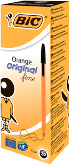 Ручка кулькова BIC Orange чорна (20) /bc1199110114/ - Фото 2 Ручка кулькова BIC Orange чорна (20) /bc1199110114/ - зображення 2