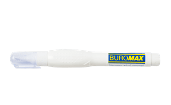 Коректор-ручка BUROMAX 1034 12мол з метал.нак. (12), /BM.1034/ - зображення 2