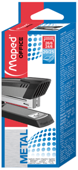 Степлер MAPED 25арк. №24/6,26/6 392710 "Start" метал.,сірий /MP.392710/ - зображення 3