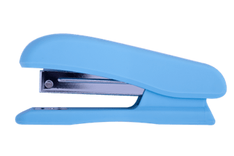 Степлер BUROMAX 20арк. №24 4202-14 RUBBER TOUCH, блакитний (12) /BM.4202-14/ - изображение 5