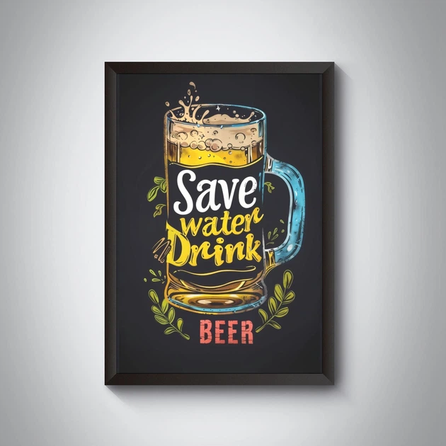 Набір вінтажних пивних постерів / 10 шт / пивний плакат / beer vintage poster 10 - Фото 6 Набір вінтажних пивних постерів / 10 шт / пивний плакат / beer vintage poster 10 - изображение 6