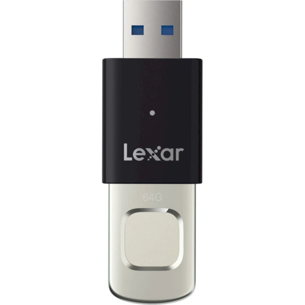 Флешка USB 3.2 64Gb Lexar JumpDrive Fingerprint F35 Pro (LJDF35P064G-RNBNG) - Фото 2 Флешка USB 3.2 64Gb Lexar JumpDrive Fingerprint F35 Pro (LJDF35P064G-RNBNG) - зображення 2