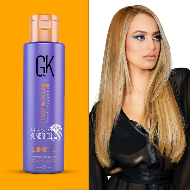 Крем для волосся Global Keratin Miami Bombshell Hair для захисту кольору 100 мл (850704002110) - зображення 3