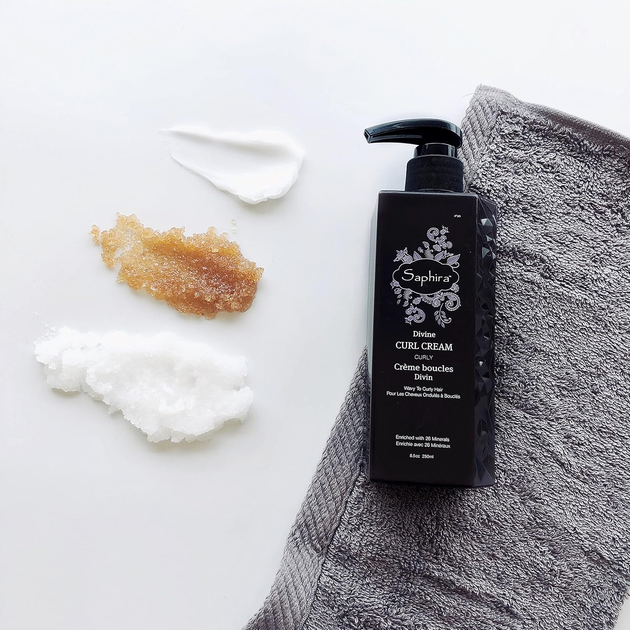 Крем для волосся Saphira Divine Keratin Hair для підкреслення завитків 250 мл (851234005220) - зображення 4