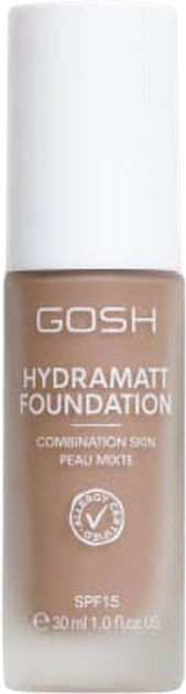 Тональний крем для обличчя Gosh Hydramatt Very Dark 016N 30 мл (5711914183134) - зображення 1