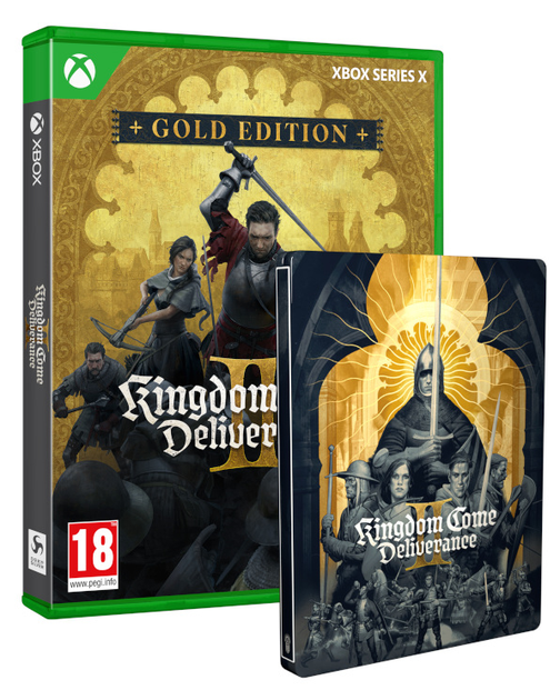 Гра XSX Kingdom Come: Deliverance II Gold Edition + Steelbook (Blu-ray диск) (4020628573935) - зображення 1