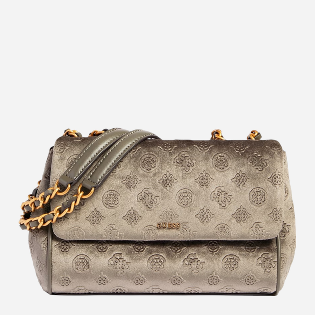 Torebka crossbody damska Guess Inia HWEB8410210-CHC Szara (800070325051) - obraz 1