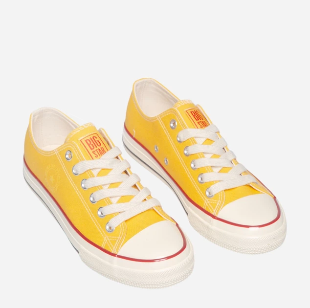 Чоловічі кеди низькі Big Star RR174616 201 44 Жовті (5900714853617) - зображення 2