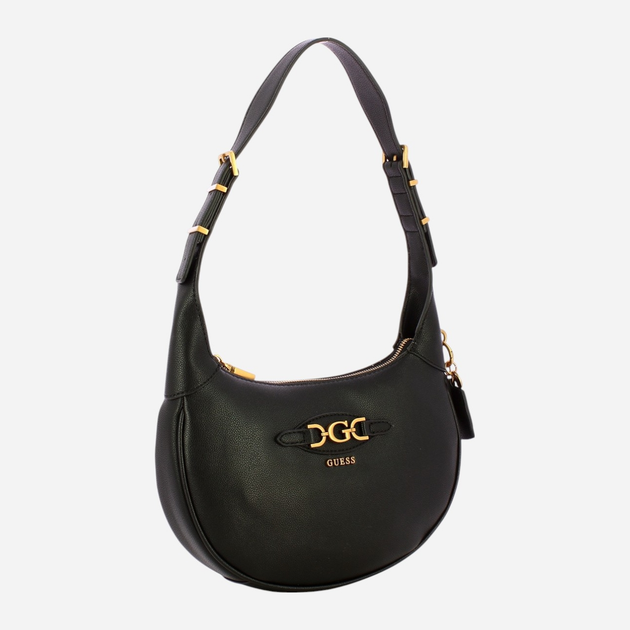 Torebka hobo damska Guess Malva HWBB9494030-BLA Czarna (800070326123) - obraz 3