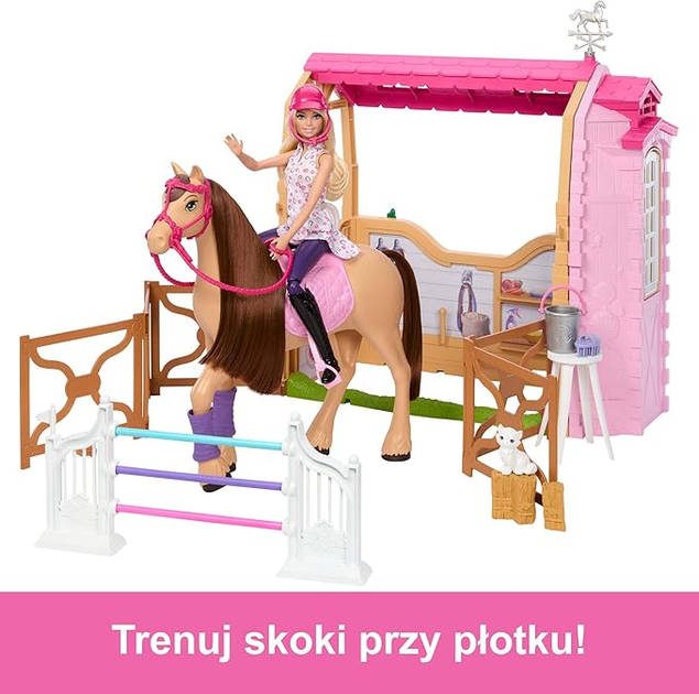 Zestaw do zabawy Barbie Mysteries Stadnina dla Koni JDN43 (0194735288502) - obraz 4