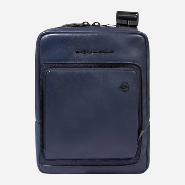 Torba listonoszka męska mała Piquadro CA3084W131/BLU Ciemnogranatowa (800070326334) - obraz 1