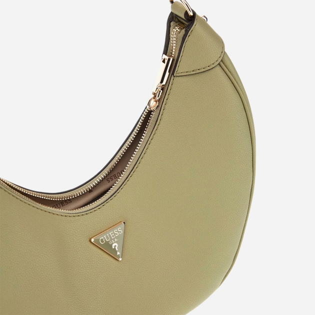 Сумка жіноча середня Guess Fedora HWBG9519010-SAG Зелена (800070334866) - зображення 3