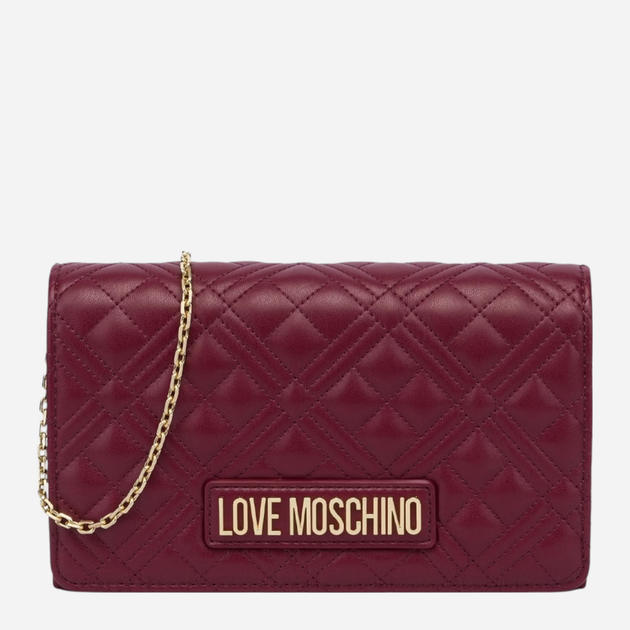 Torebka kopertówka damska mała Love Moschino Borsa Quilted JC4079PP1LLA0552 Czerwona (800070326574) - obraz 1