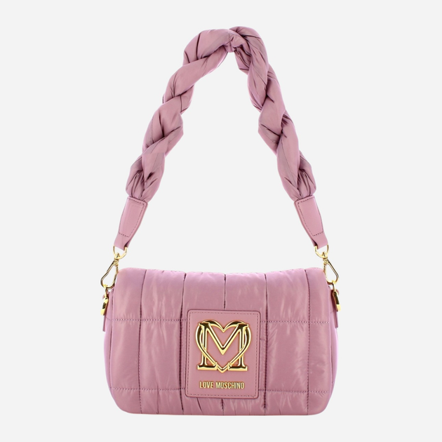 Torebka crossbody damska mała Love Moschino Borsa JC4142PP1HLJ166A Fioletowa (800070309354) - obraz 1