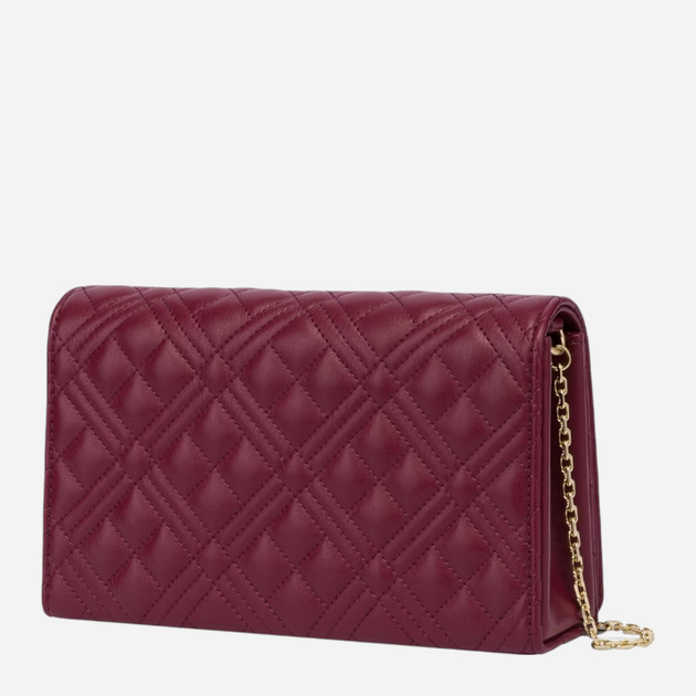 Torebka kopertówka damska mała Love Moschino Borsa Quilted JC4079PP1LLA0552 Czerwona (800070326574) - obraz 2