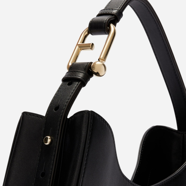 Torba shopper damska skórzana Furla Nuvola L WB01246BX2045O60001007 Czarna (800070319111) - obraz 4