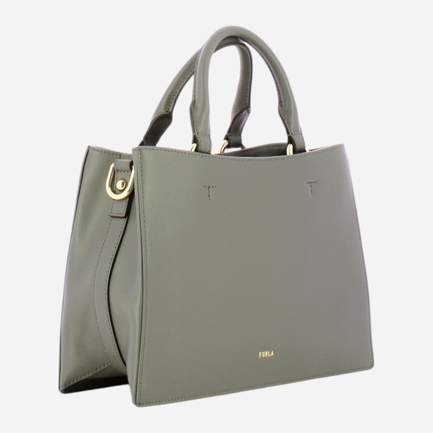 Torba shopper damska skórzana Furla Nuvola M WB01336BX20452269S1007 Szara (800070331326) - obraz 1