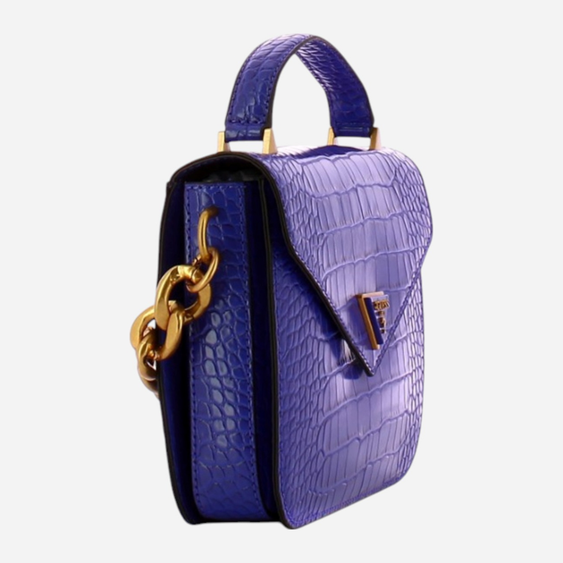 Сумка крос-боді через плече жіноча маленька Guess Retour HWCC8664200-VIO Фіолетова (800070292837) - зображення 4