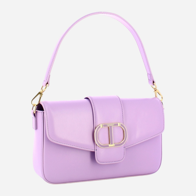 Torebka crossbody damska skórzana Twin Set 232TB7440-10782 Fioletowa (800070310356) - obraz 4
