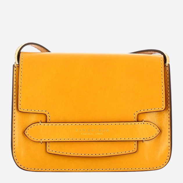 Сумка крос-боді через плече жіноча з натуральної шкіри маленька The Bridge Lucrezia 04192001-IM Жовта (800070301946) - зображення 1