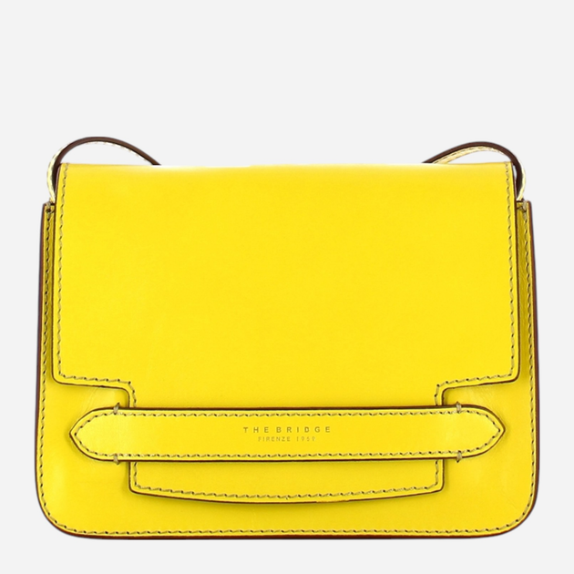 Torebka crossbody damska skórzana The Bridge Lucrezia 04193001-WB Żółta (800070317826) - obraz 1