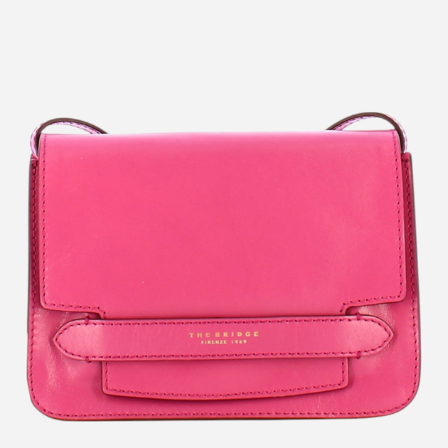 Torebka crossbody damska skórzana The Bridge Lucrezia 04193001-HH Różowa (800070317825) - obraz 1