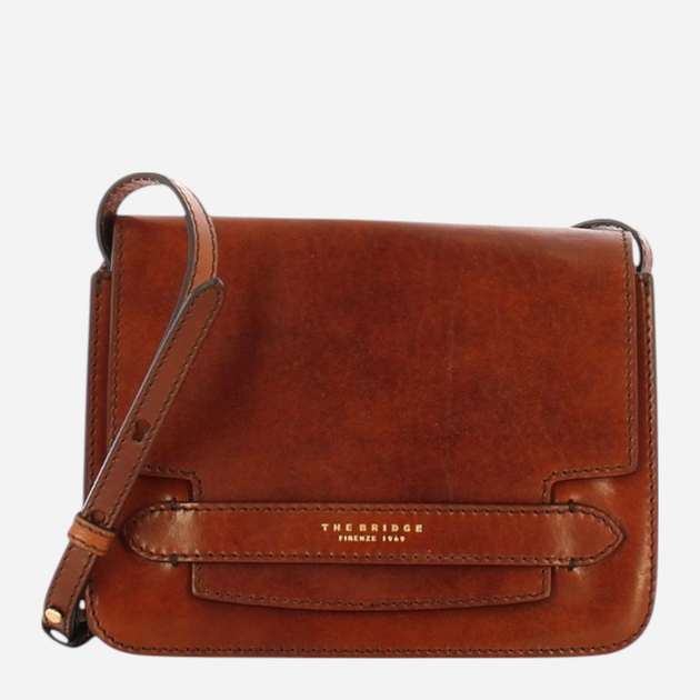 Torebka crossbody damska skórzana The Bridge Lucrezia 04193001-14 Brązowa (800070281484) - obraz 1