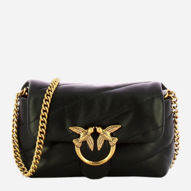 Torebka crossbody damska skórzana Pinko Love Puff Baby 100040A0F2-Z99Q Czarna (800070302012) - obraz 1