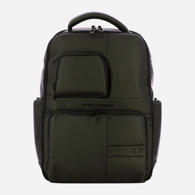 Plecak męski miejski 18L Piquadro CA6239W129W/N Czarny (800070332034) - obraz 1
