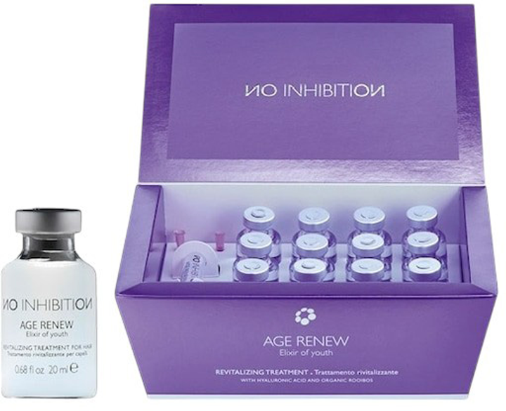 Набір сироваток для волосся No Inhibition Age Renew Rehydrating Element O2 4 x 10 мл (8032274059523) - зображення 3