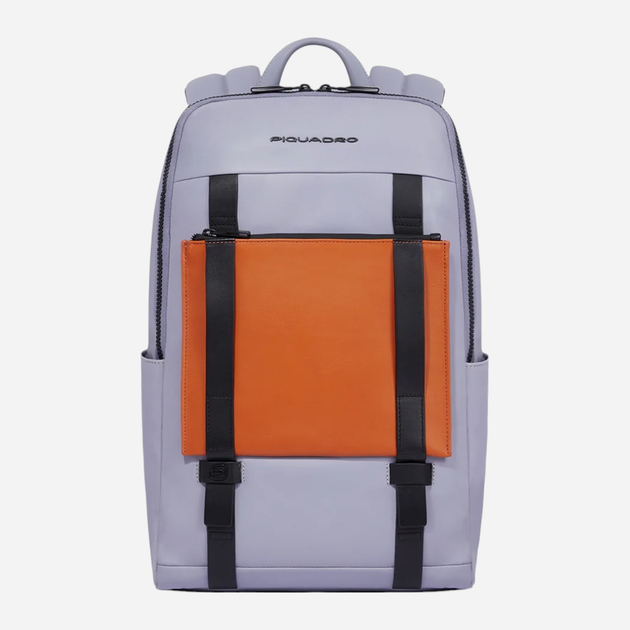 Plecak męski skórzany 21L Piquadro CA6363S130/GR Szary (800070320699) - obraz 1