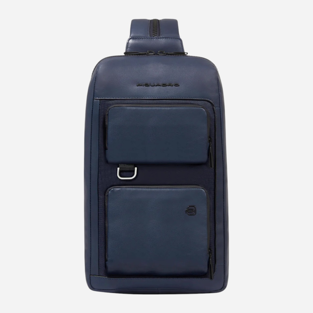 Plecak na jedno ramię męski Piquadro CA6441W131/BLU Ciemnogranatowa (800070326401) - obraz 1