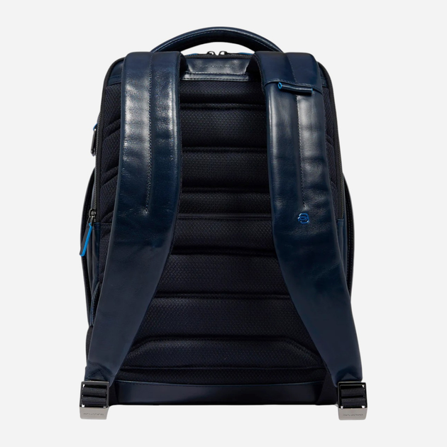 Plecak męski skórzany 19.5L Piquadro CA6593B2/BLU2 Ciemnogranatowy (800070326274) - obraz 2