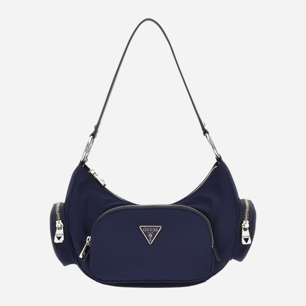 Сумка жіноча середня Guess Eco Gemma HWEYG839517-NAV Темно-синя (800070316719) - зображення 1